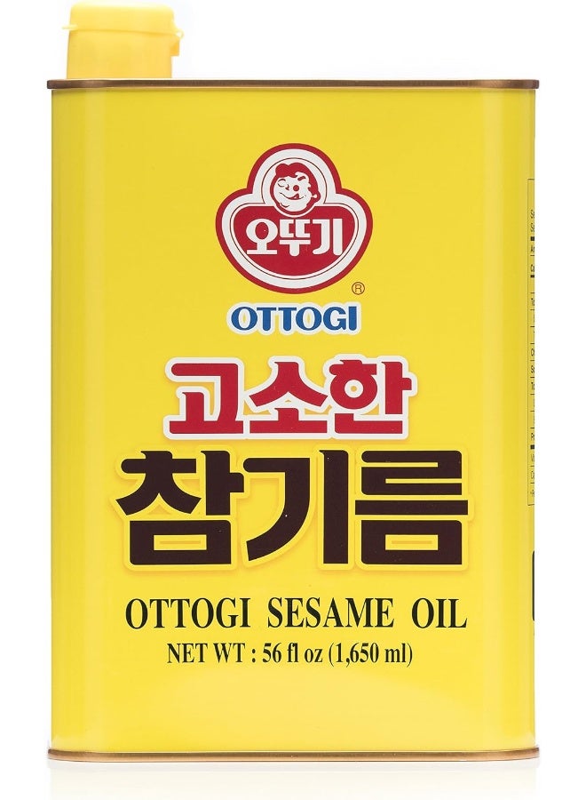 Ottogi Premium Roasted Ottogi Sesame Oil - 56 Fl. oz. (1650ml) - Image 3